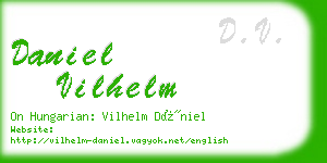 daniel vilhelm business card